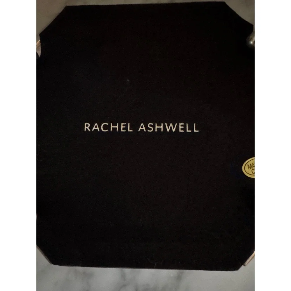 Rachel Ashwell Shabby Chic Silver Filigree Mirrored Octagon Glass Jewelry Box